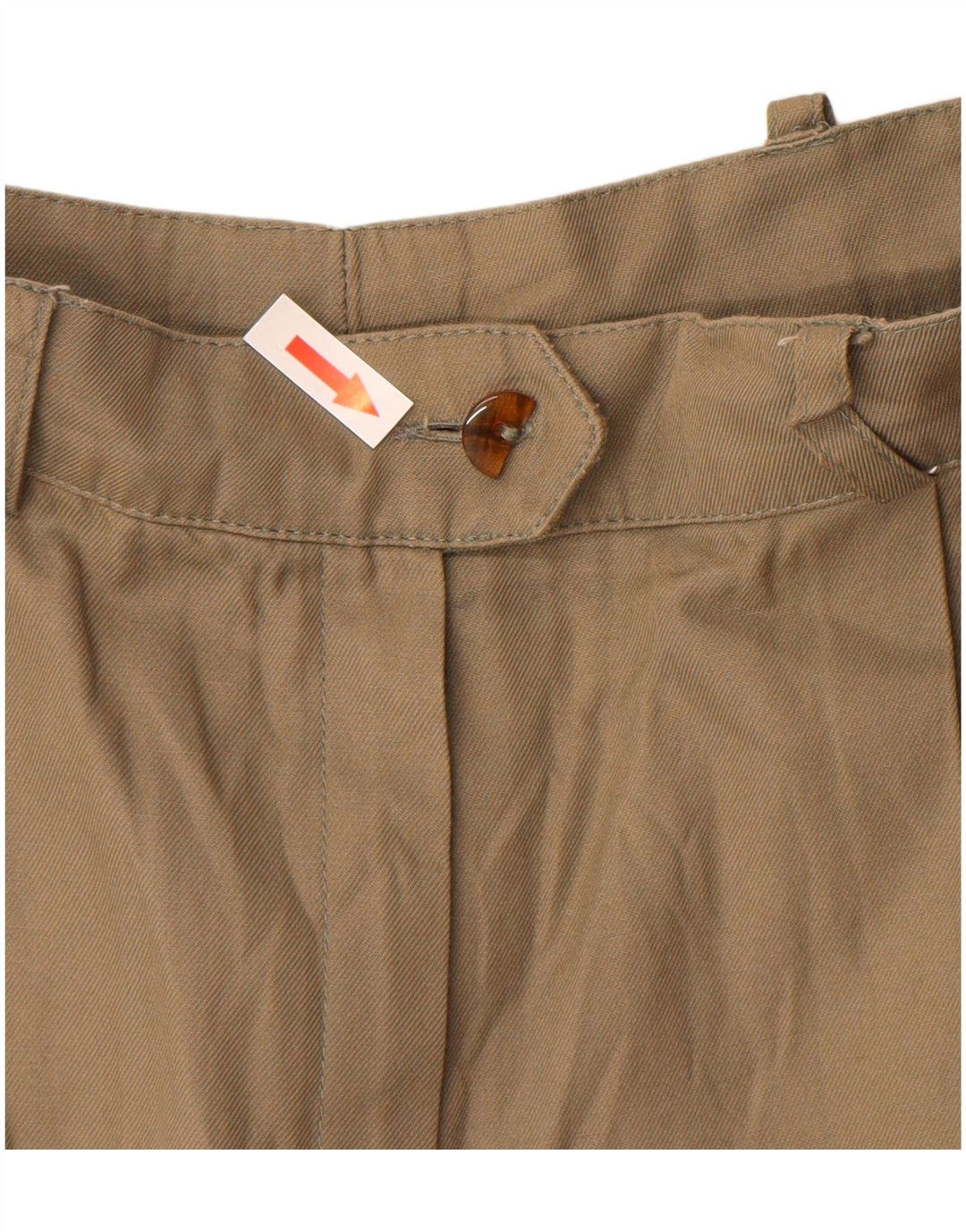 VINTAGE kvinders pind chino shorts IT 40 Small W24 beige bomuld