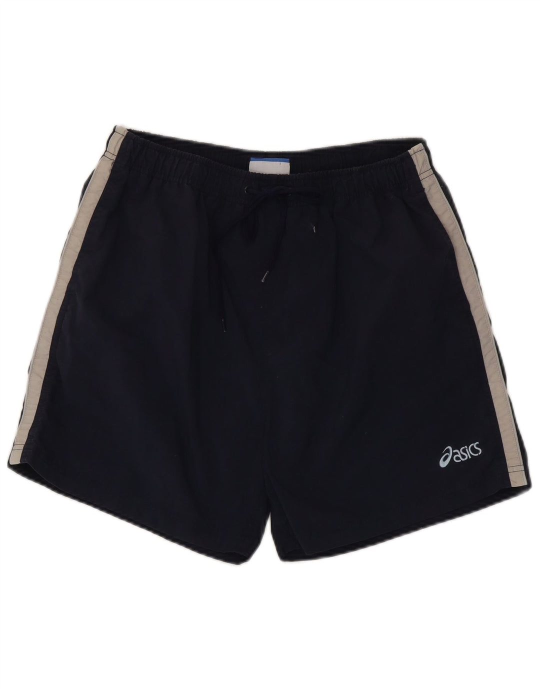 Asics Herre Sportshorts Medium Navy Blue Colourblock Nylon