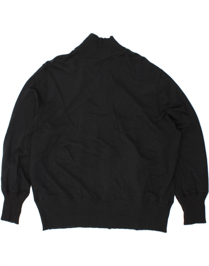 MOSSIMO Womens Tracksuit Top Jacket UK 22 3XL Black Cotton Vintage Mossimo and Second-Hand Mossimo from Messina Hembry 