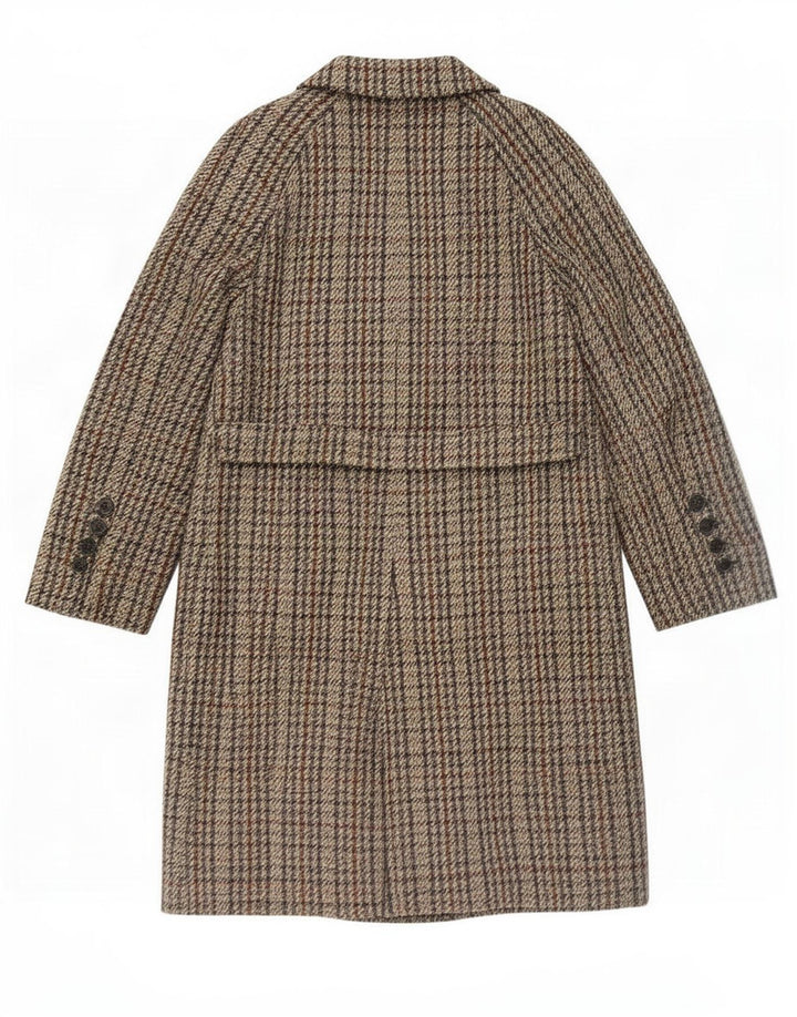 Venezia Herre Overfrakke IT 44 XS Flerfarvet Houndstooth Virgin Wool