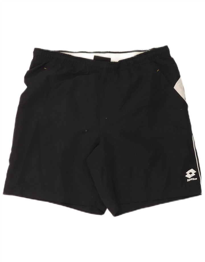 LOTTO Mens Sport Shorts Large Black