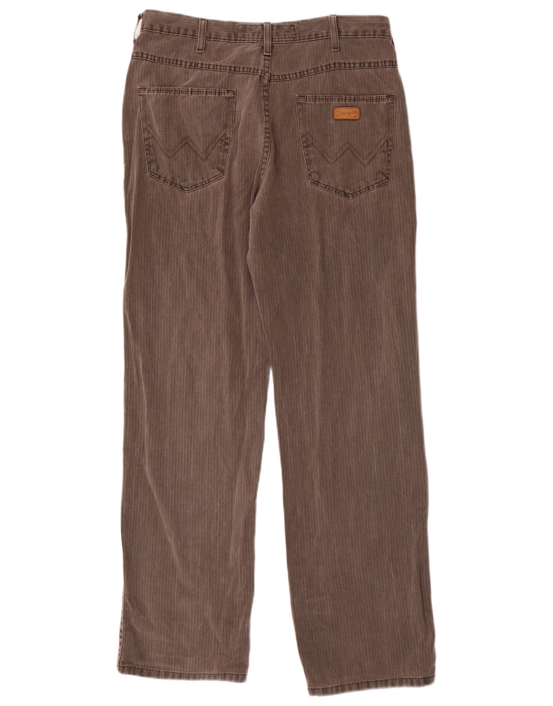 WRANGLER Herre Benton Lige Casual Bukser W32 L32 Grå Bomuld