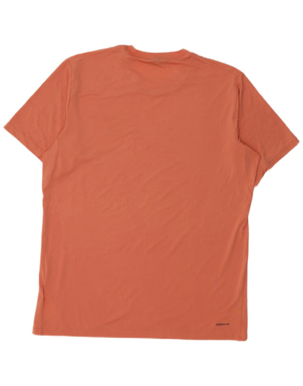 Adidas Herre Aeroready T-Shirt Top Stor Pink Polyester