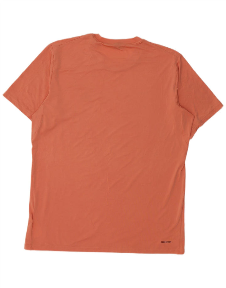Adidas Herre Aeroready T-Shirt Top Stor Pink Polyester
