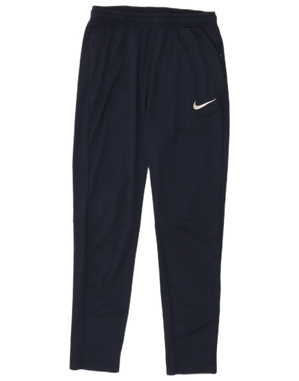 Nike Herre Dri Fit træningsdragt Bukser Large Navy Blue Polyester