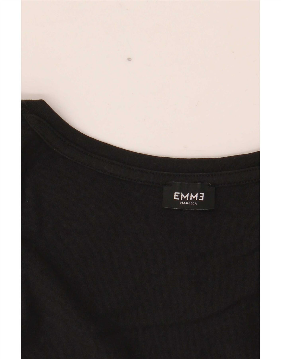 Marella Dame EMME grafisk top 3/4 ærme UK 12 Medium Sort