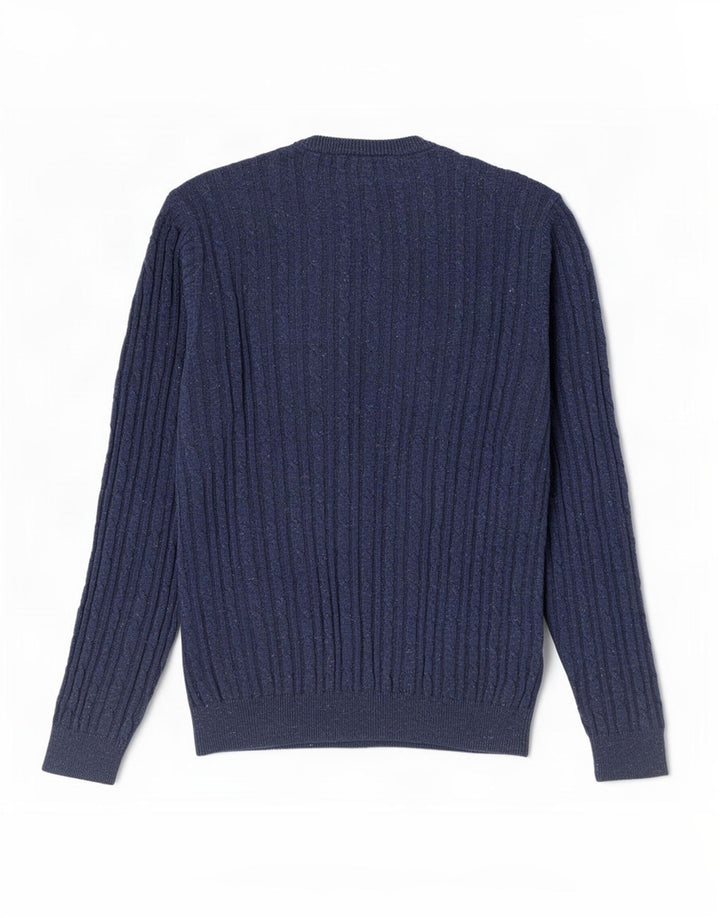 Jack Wills Herre Crew Neck Jumper Sweater Medium Navy Blue Bomuld