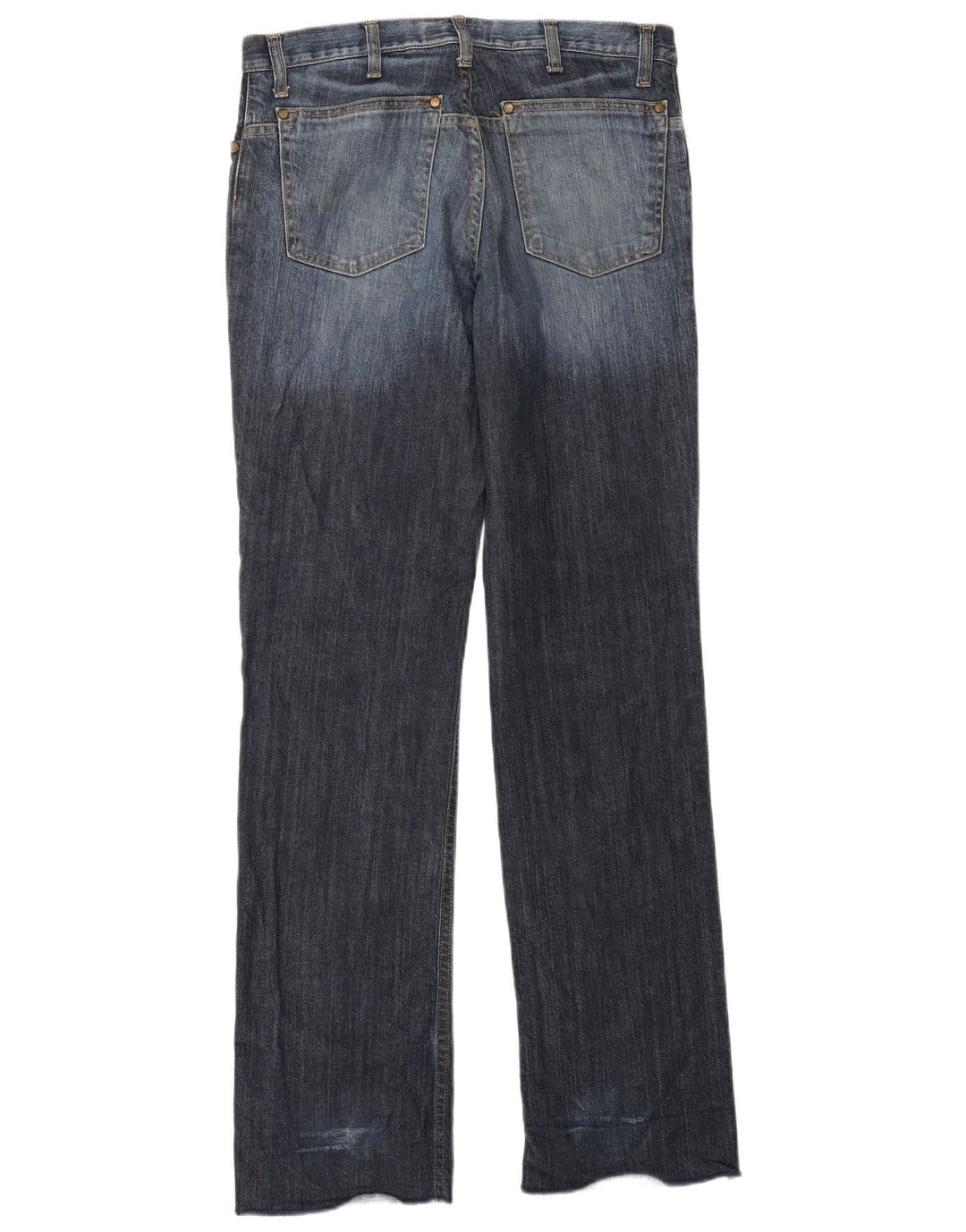 Zara Dame Straight Jeans EU 40 Medium W30 L33 Blå