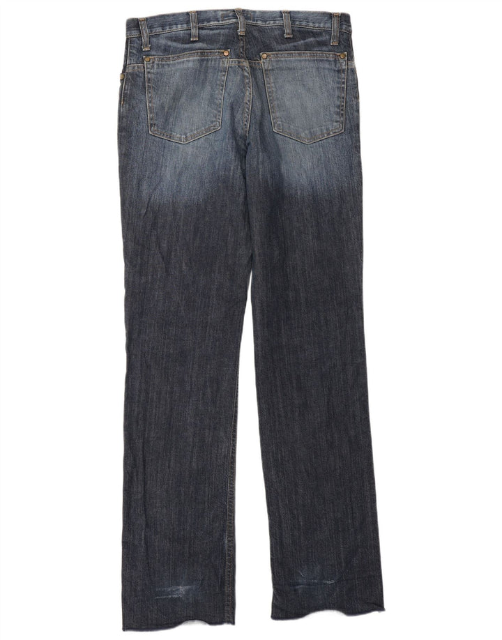 Zara Dame Straight Jeans EU 40 Medium W30 L33 Blå