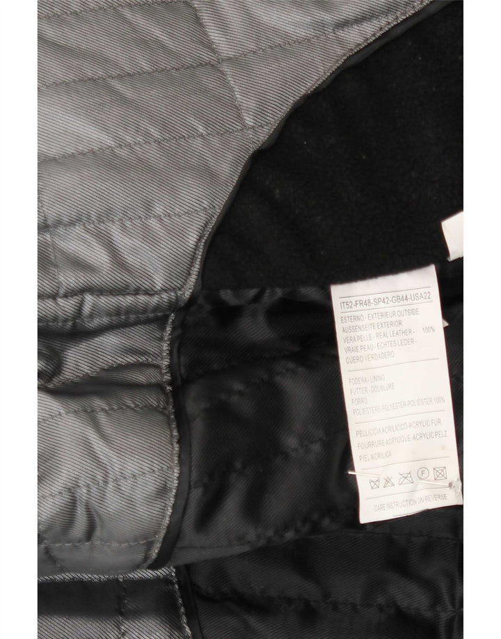 Zarro Herre Læderjakke IT 52 XL Sort