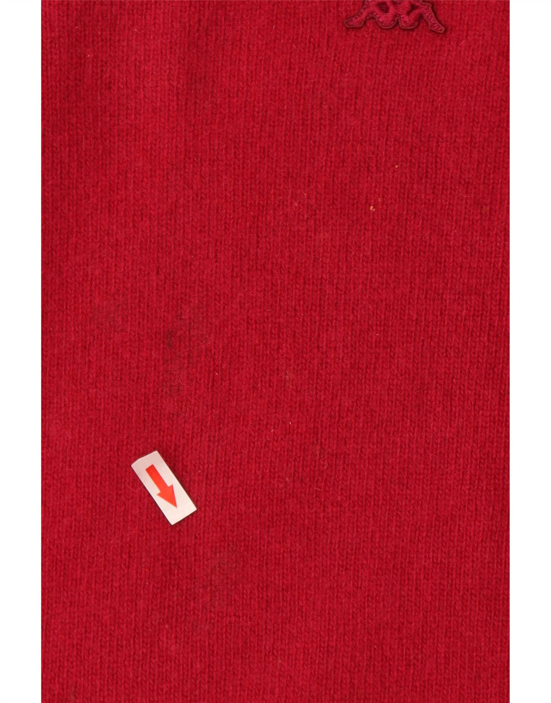 Kappa Herre Boat Neck Jumper Sweater Stor rød lammeuld