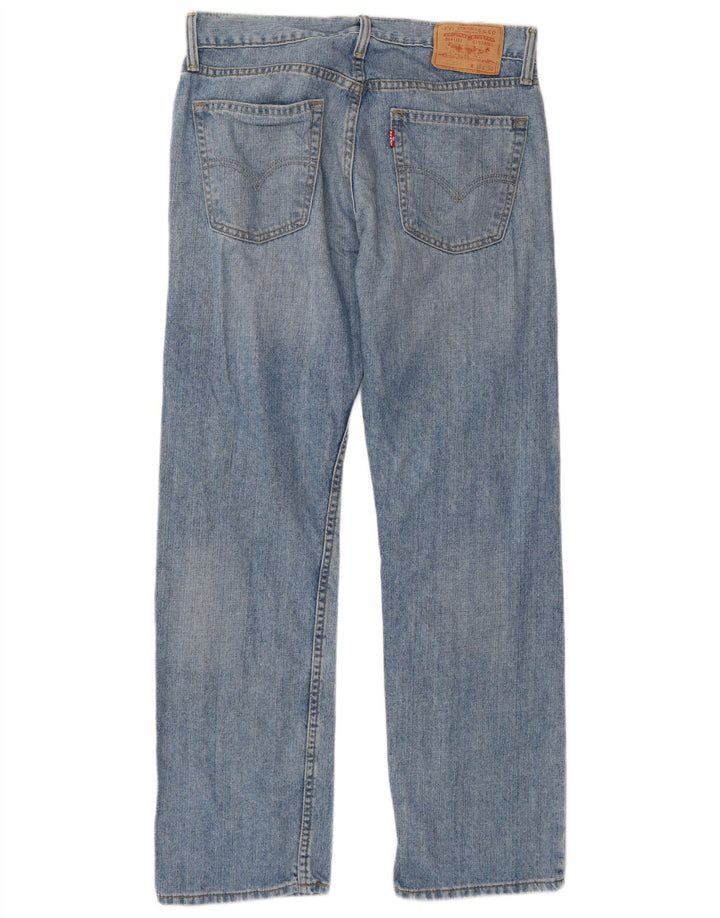 Levi's Herre 512 Slim Straight Jeans W32 L30 Blå Bomuld
