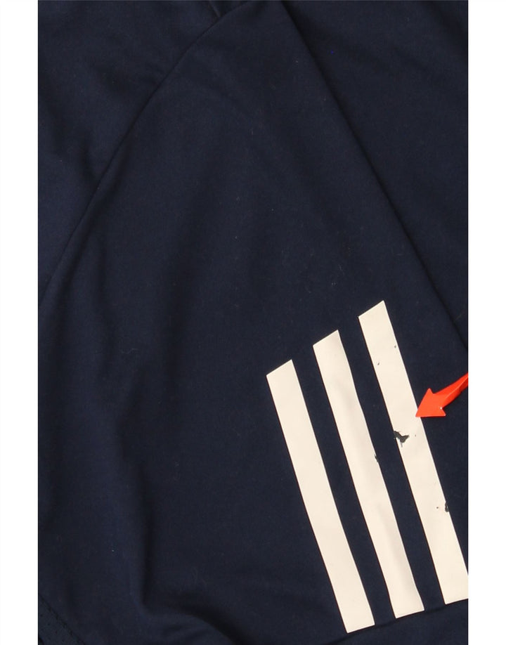 Adidas Climacool poloshirt til mænd, lille marineblå polyester