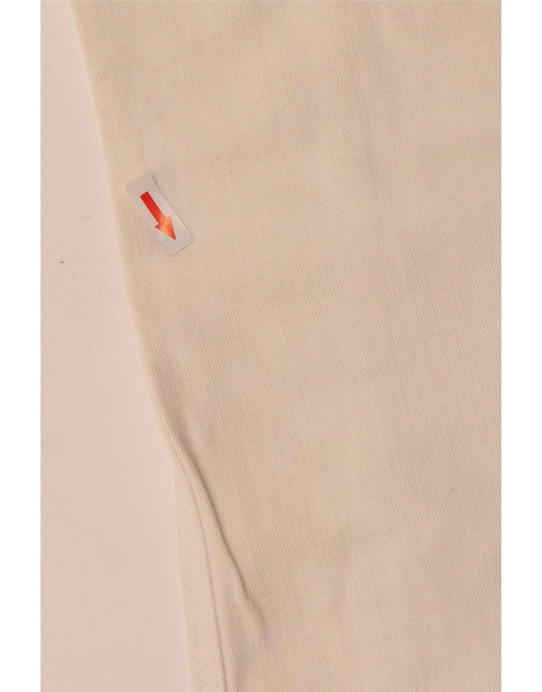 DIESEL Dame Rokket Straight Jeans W29 L34 Hvid Bomuld