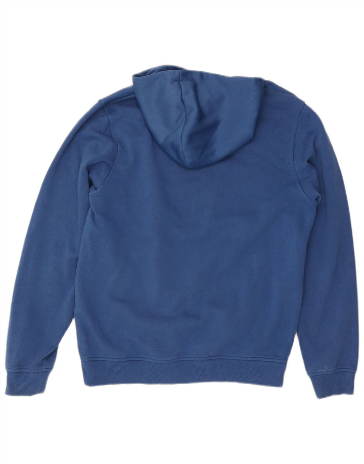 Jack & Jones Herre Core Graphic Hoodie Jumper Medium Blue Polyester