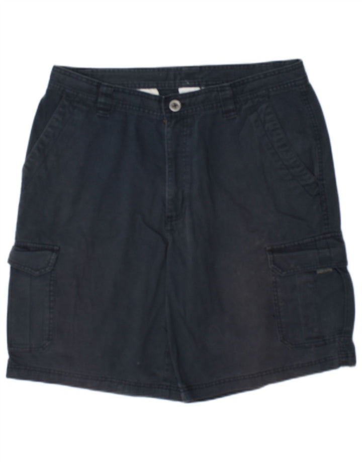 Columbia Herre Cargo Shorts W34 store marineblå bomuld