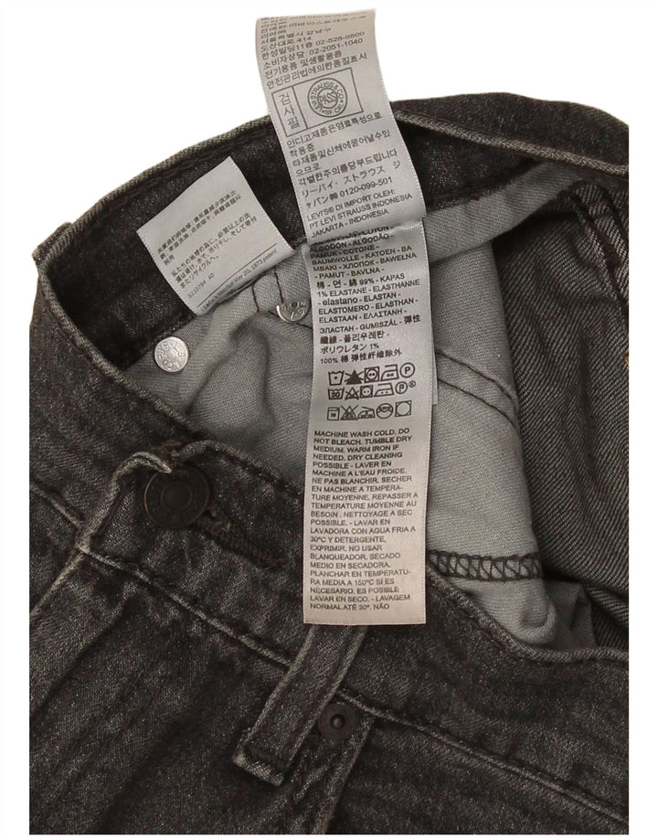 Levi's Herre 502 tilspidsede jeans W31 L29 Grå bomuld