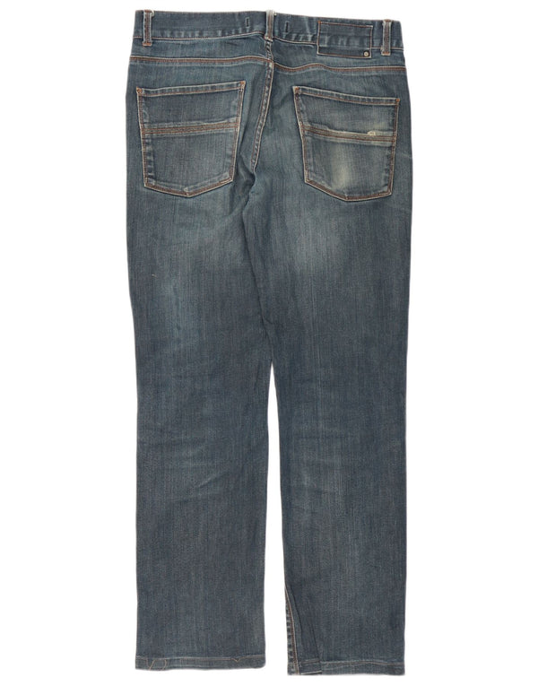 Zara Mens Classic Fit Straight Jeans EU 40 Medium W31 L30 Navy Blue Sports
