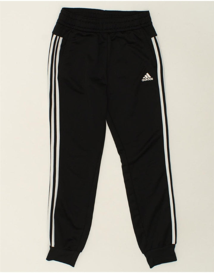 ADIDAS Womens Tracksuit Trousers Joggers UK 8/10 Small Black Polyester Vintage Adidas and Second-Hand Adidas from Messina Hembry 