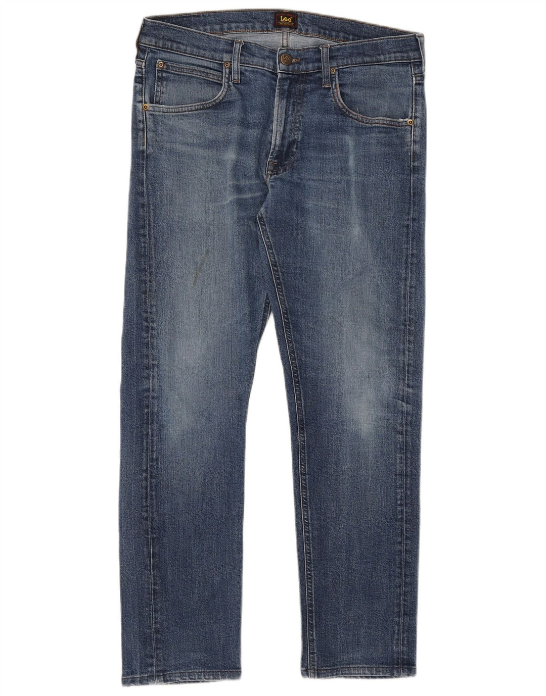 Lee Mens Daren Zip Fly Slim Jeans W32 L29 Blå Bomuld