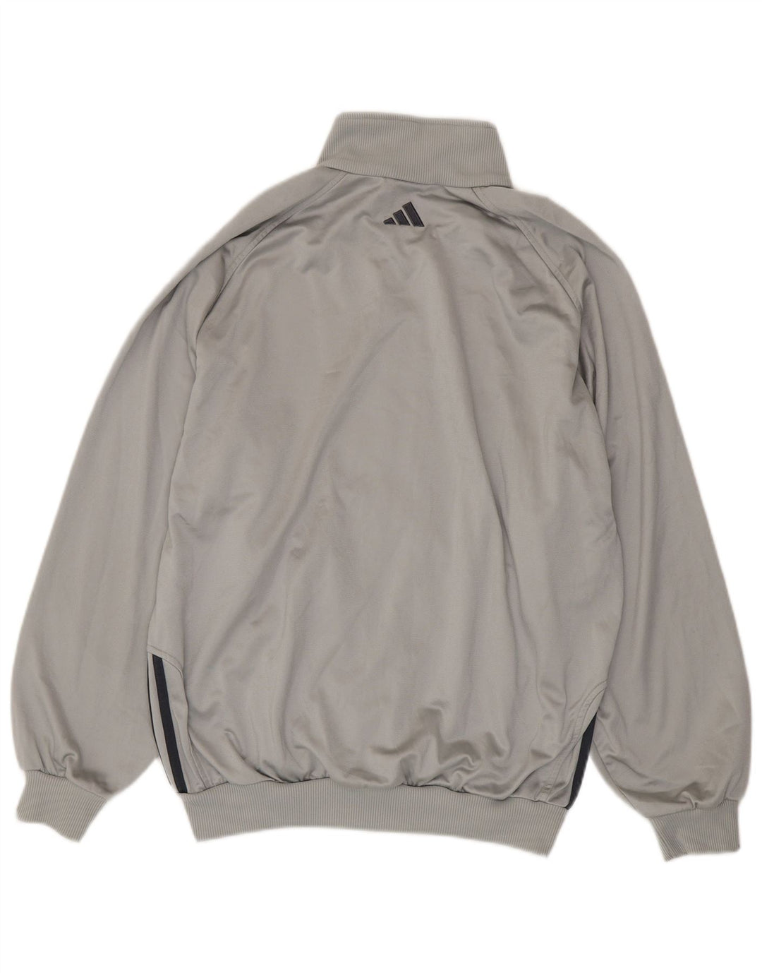 Adidas Herre Loose Fit træningsdragt Topjakke UK 40/42 Medium Grey Polyester