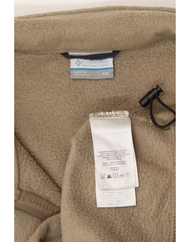 Columbia Herre Fleecejakke UK 44 2XL Beige Polyester
