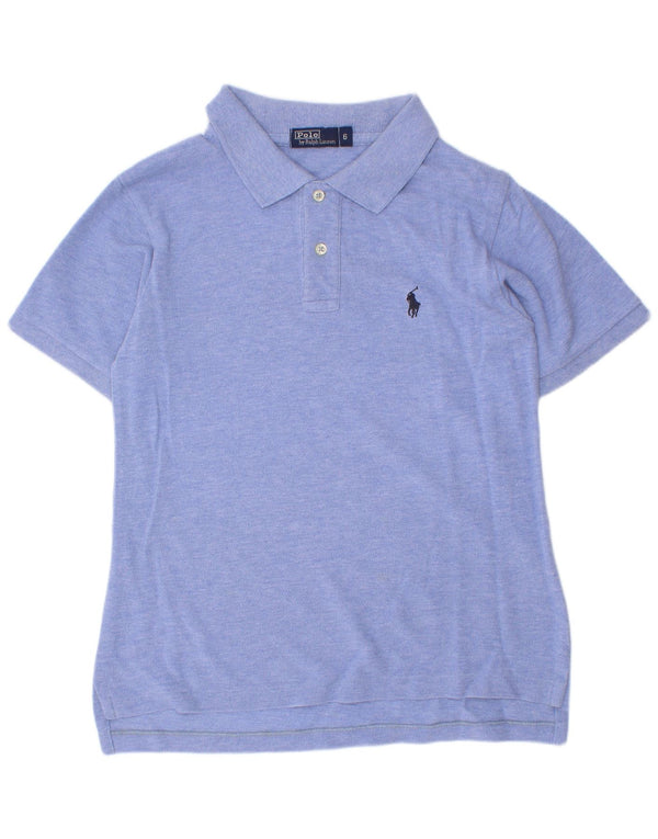 Polo Ralph Lauren drengeskjorte 5-6 år blå bomuld