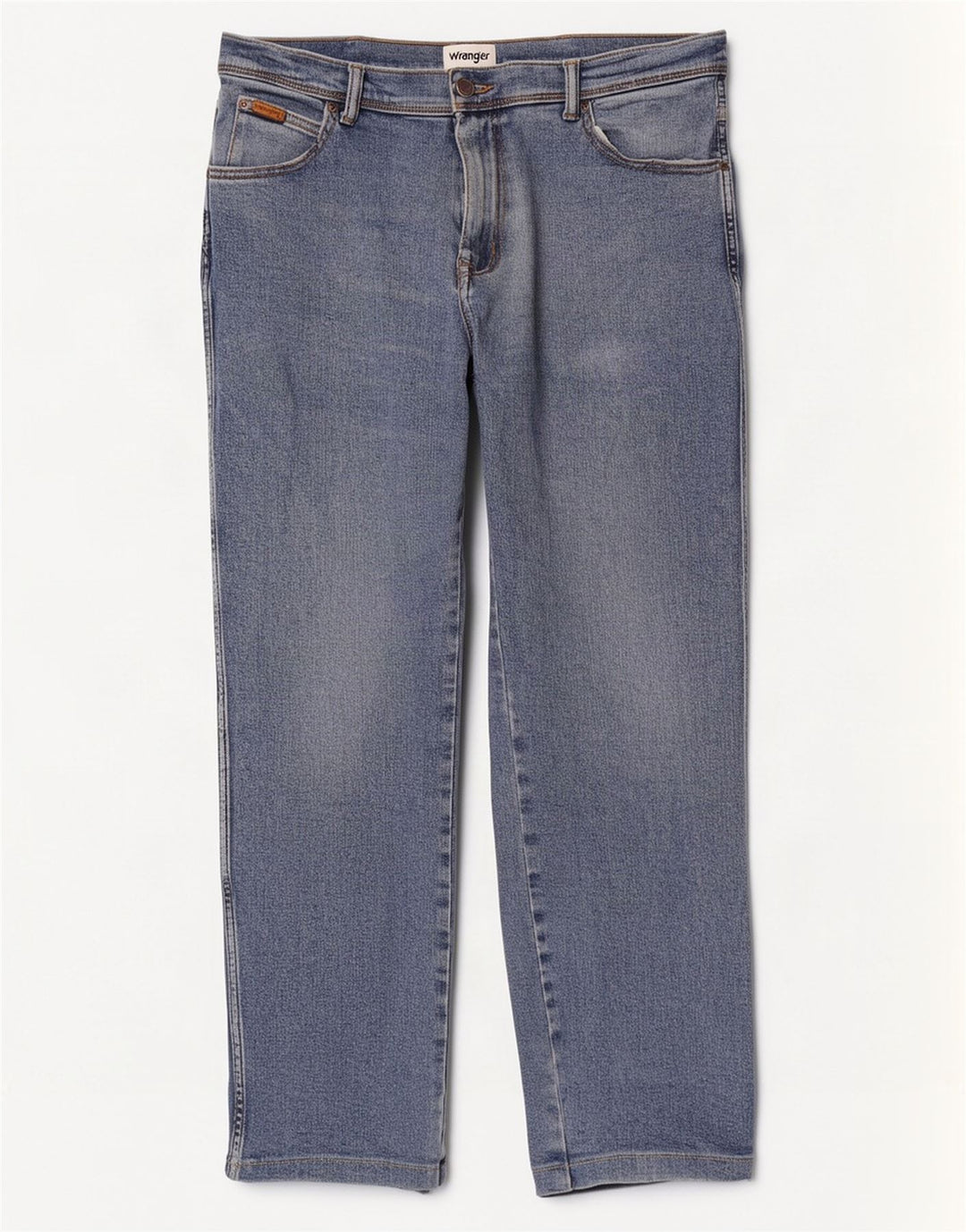Wrangler Straight Jeans til mænd W36 L32 blå bomuld