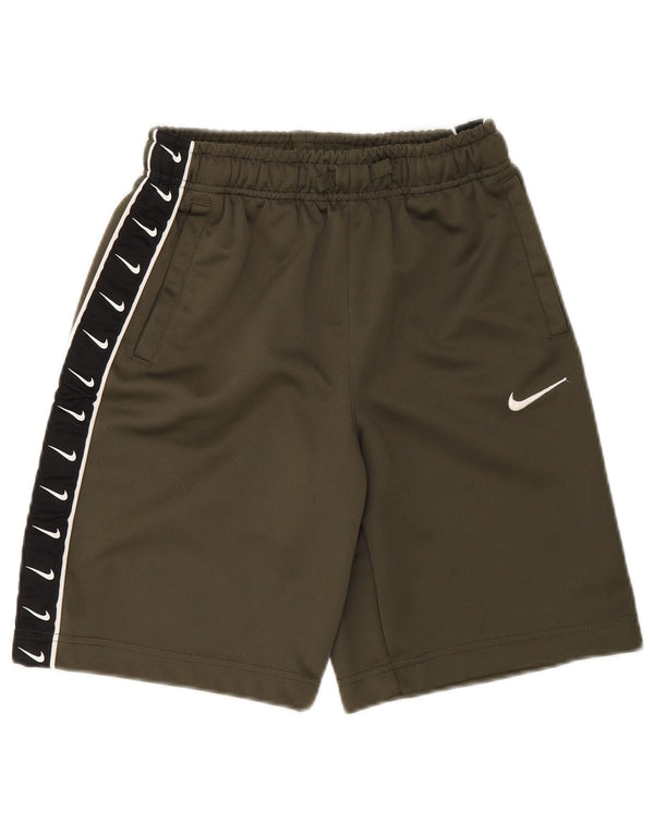 Nike drenge grafiske sportsshorts 12-13 år Large Khaki Polyester