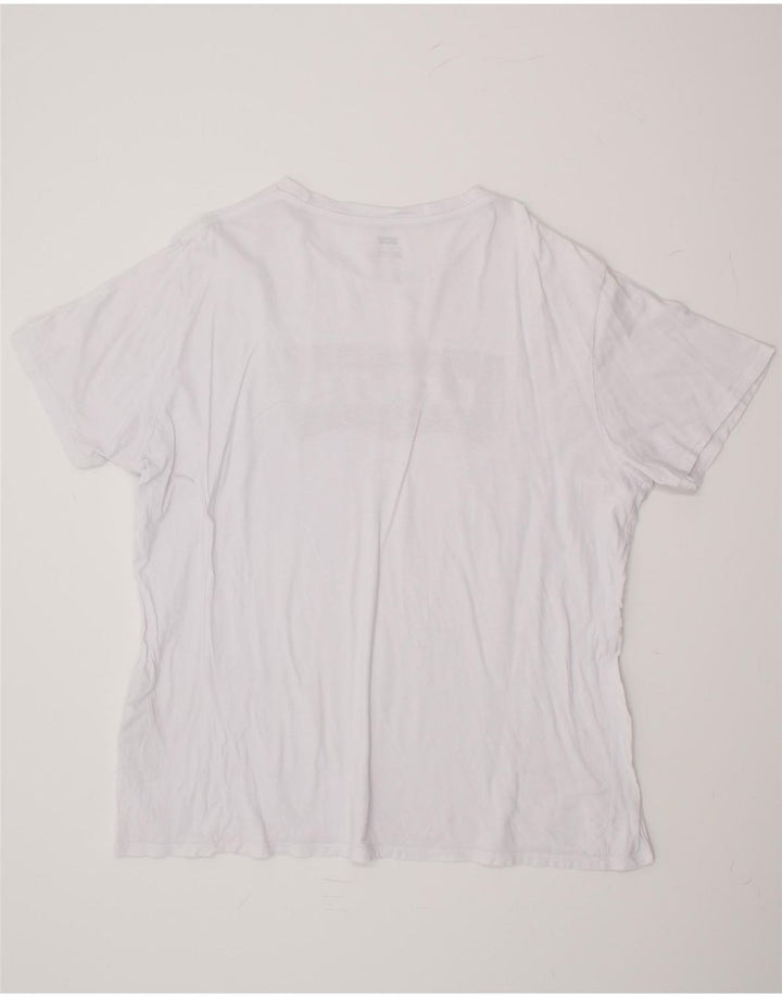 LEVI'S Mens Graphic T-Shirt Top Large White Cotton Vintage Levi's and Second-Hand Levi's from Messina Hembry 