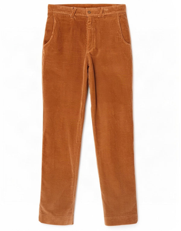 Vintage herre tilspidsede fløjlsbukser IT 48 Medium W32 L34 Beige Bomuld