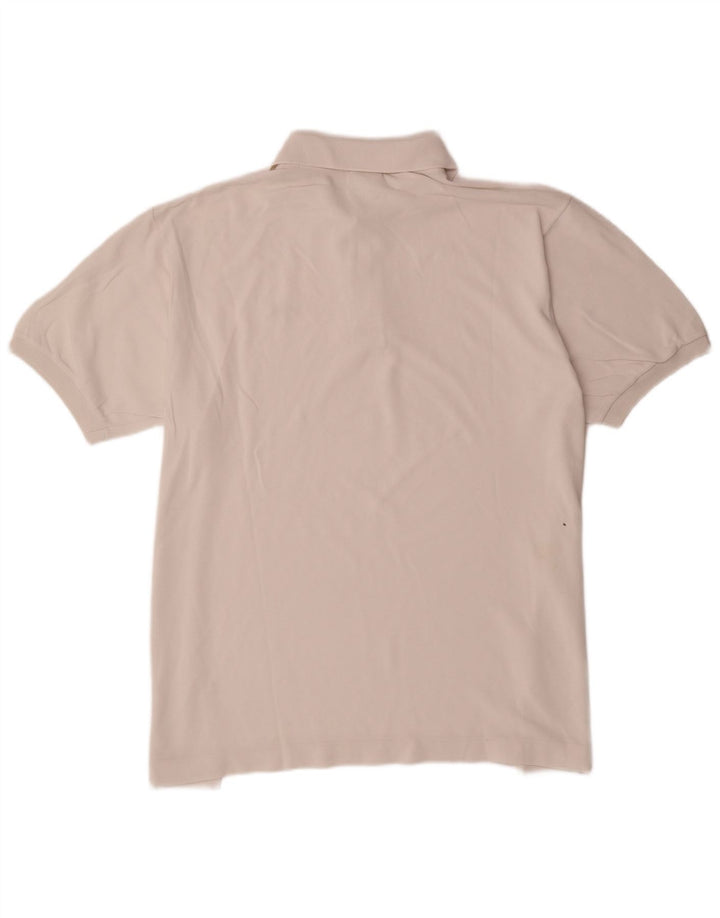 Lacoste Herre Polo Shirt Str. 7 2XL Hvid Bomuld