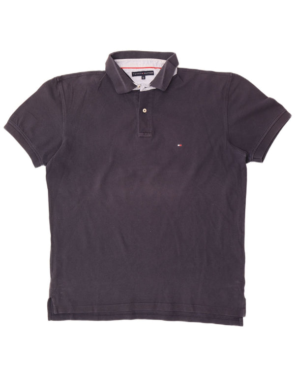 Tommy Hilfiger Herre Polo Shirt XL Marineblå Bomuld