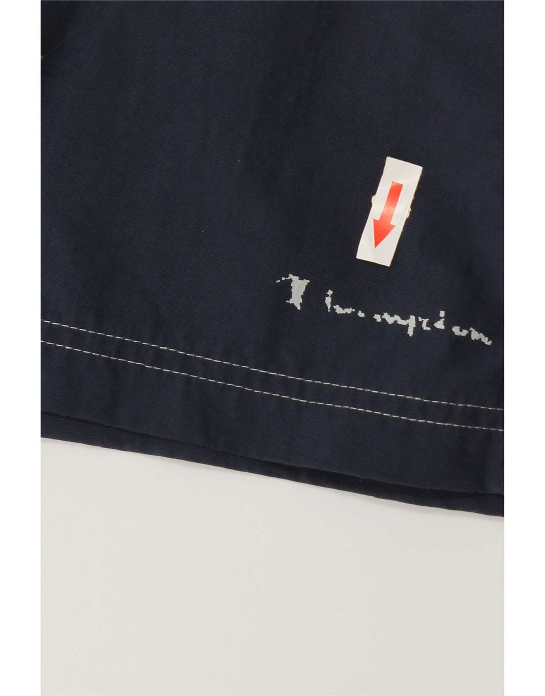 Champion Herre grafiske svømmeshorts Large Navy Blue Colourblock