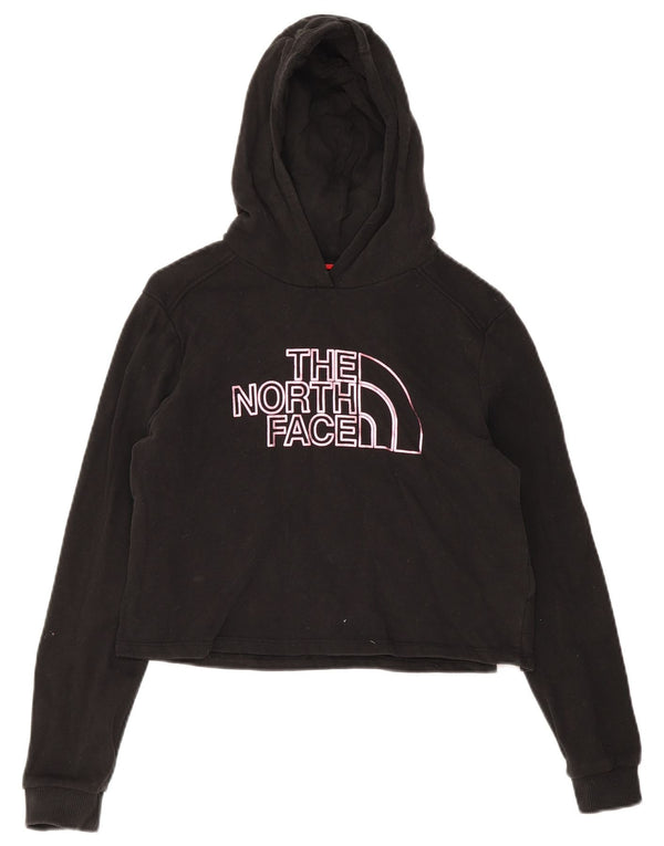 The North Face Girls Graphic Crop Hoodie Jumper 11-12 år Stor Sort