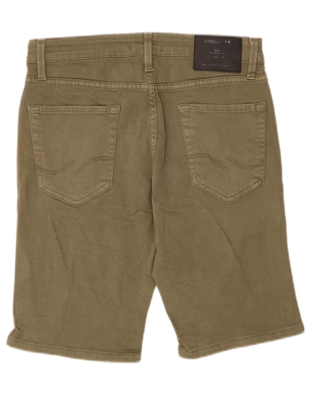 Jack & Jones Herre Regular Fit Casual Shorts Små W29 Khaki Bomuld