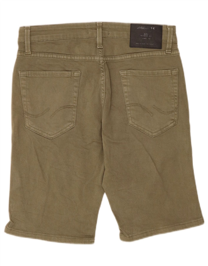 Jack & Jones Herre Regular Fit Casual Shorts Små W29 Khaki Bomuld