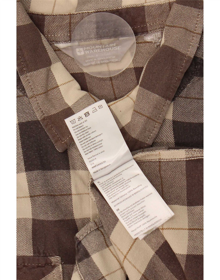 Mountain Warehouse Herre flannelskjorte 2XL brun ternet bomuld