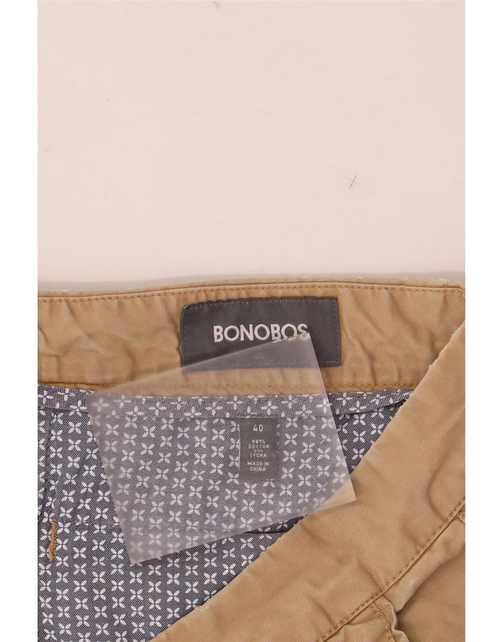 BONOBOS Herre Chino Shorts W40 XL Beige Bomuld