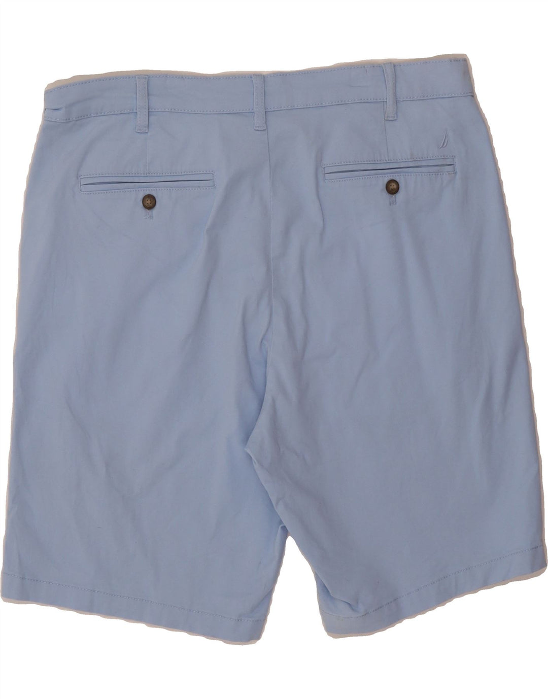 NAUTICA Mens Classic Fit Chino Shorts W36 Large Blue Vintage Nautica and Second-Hand Nautica from Messina Hembry 