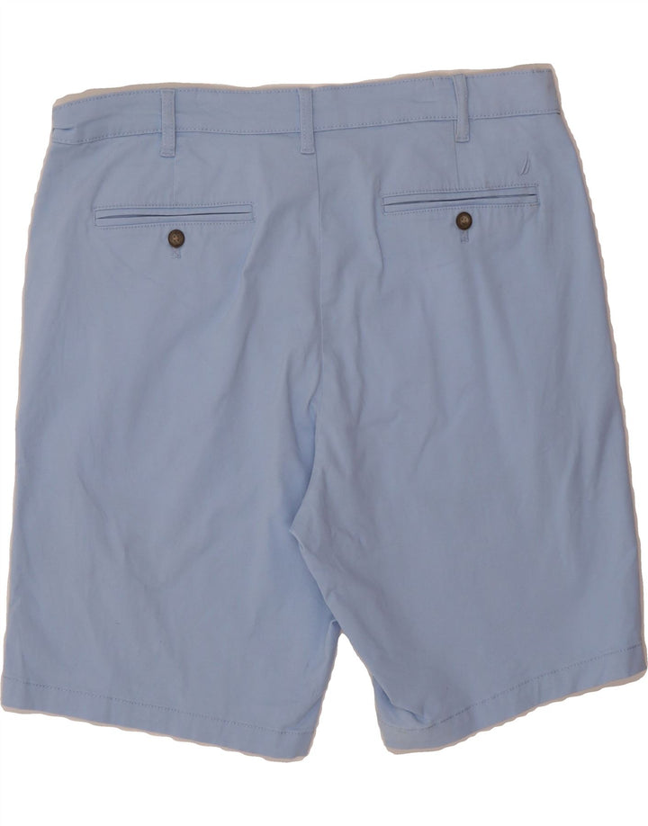 NAUTICA Mens Classic Fit Chino Shorts W36 Large Blue Vintage Nautica and Second-Hand Nautica from Messina Hembry 