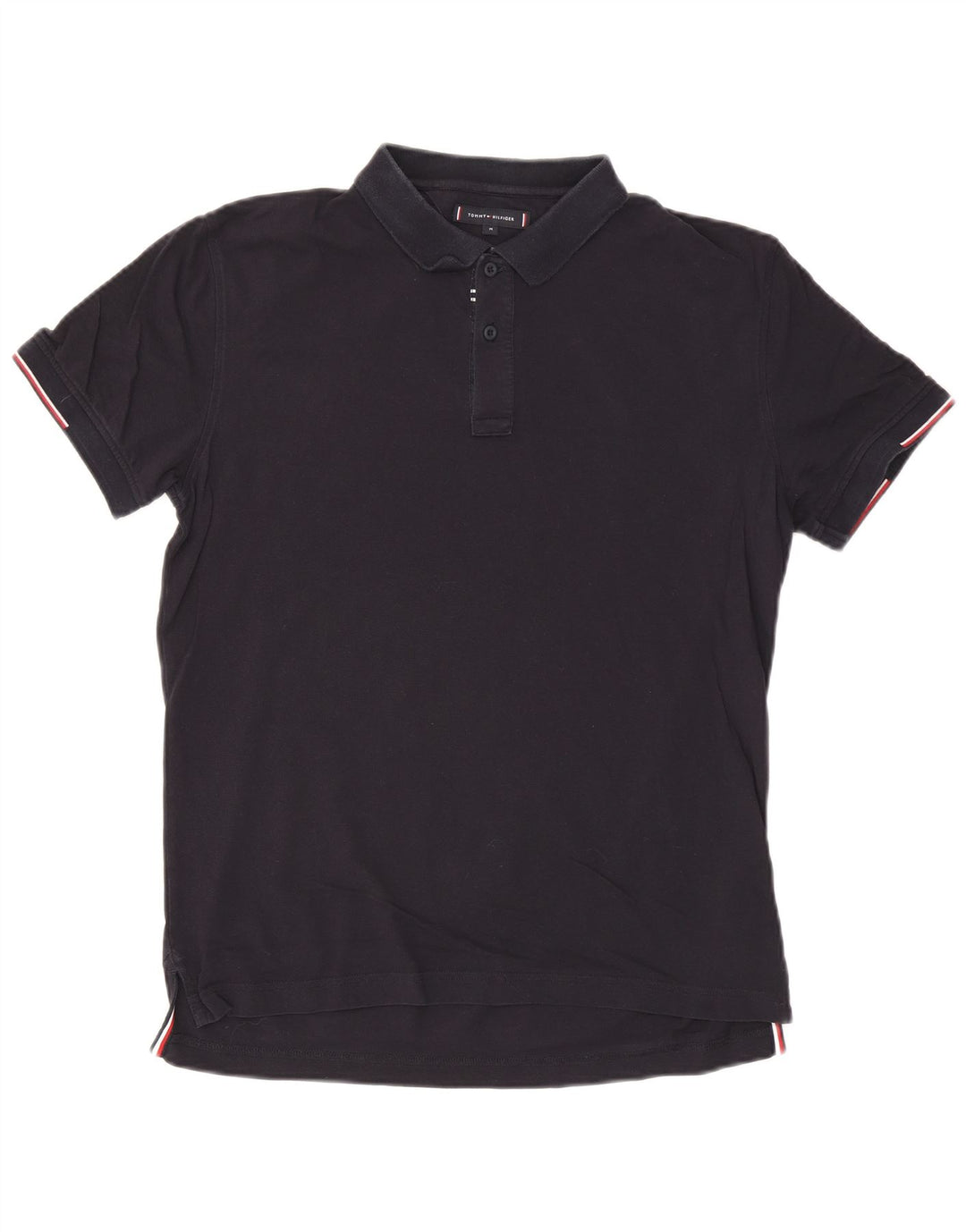 Tommy Hilfiger Herre Regular Fit Polo Shirt Medium Navy Blue Bomuld