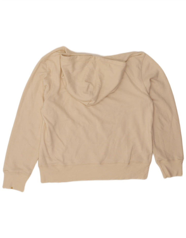 Gap Herre grafisk hættetrøje Jumper Stor Beige Bomuld