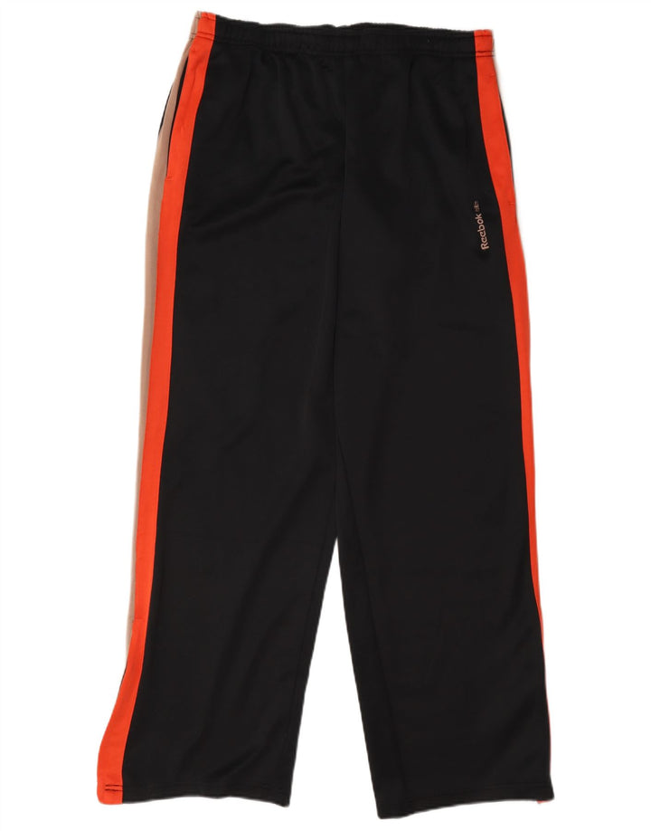 Reebok Træningsdragtsbukser til mænd Medium Sort Colourblock Polyester