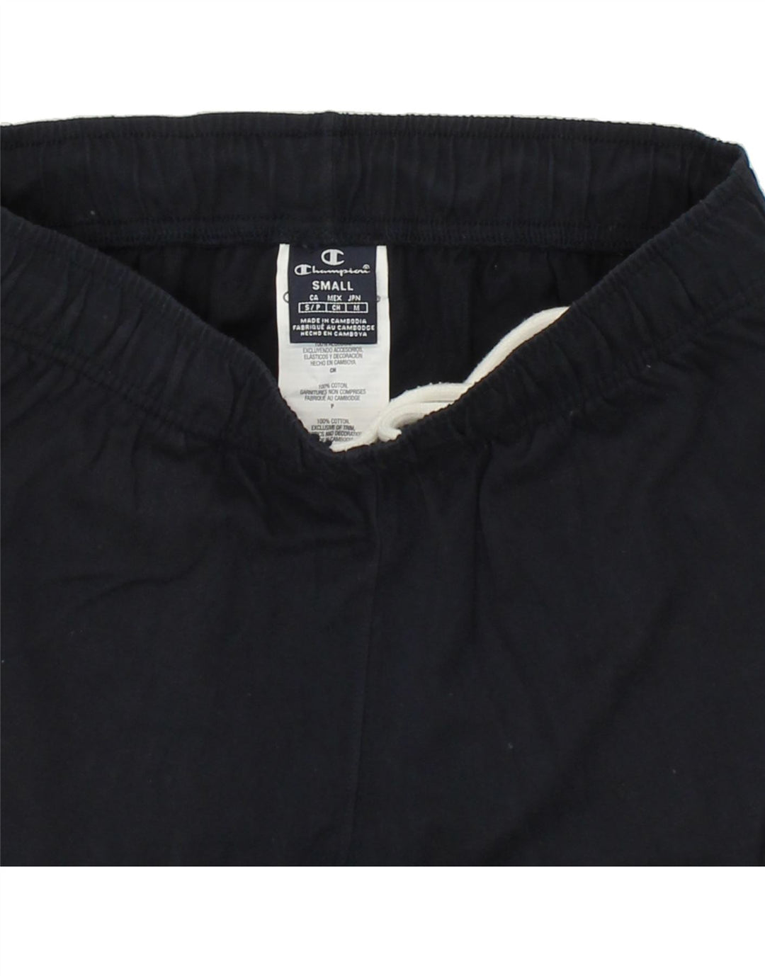CHAMPION Mens Tracksuit Trousers Small Navy Blue Cotton Vintage Champion and Second-Hand Champion from Messina Hembry 