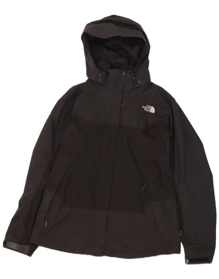 The North Face vindjakkejakke med hætte til kvinder UK 12 Medium Sort