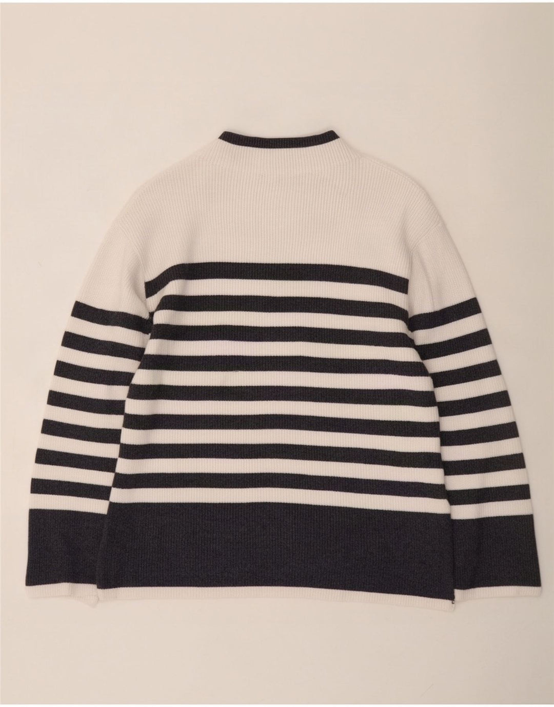 Marks & Spencer Dame Turtle Neck Jumper Sweater UK 14 Medium White