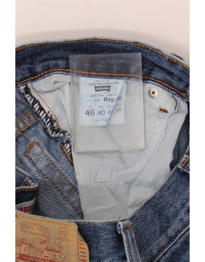 Carrera Mens 700 Regular Fit Straight Jeans W31 L30 Blå Bomuld