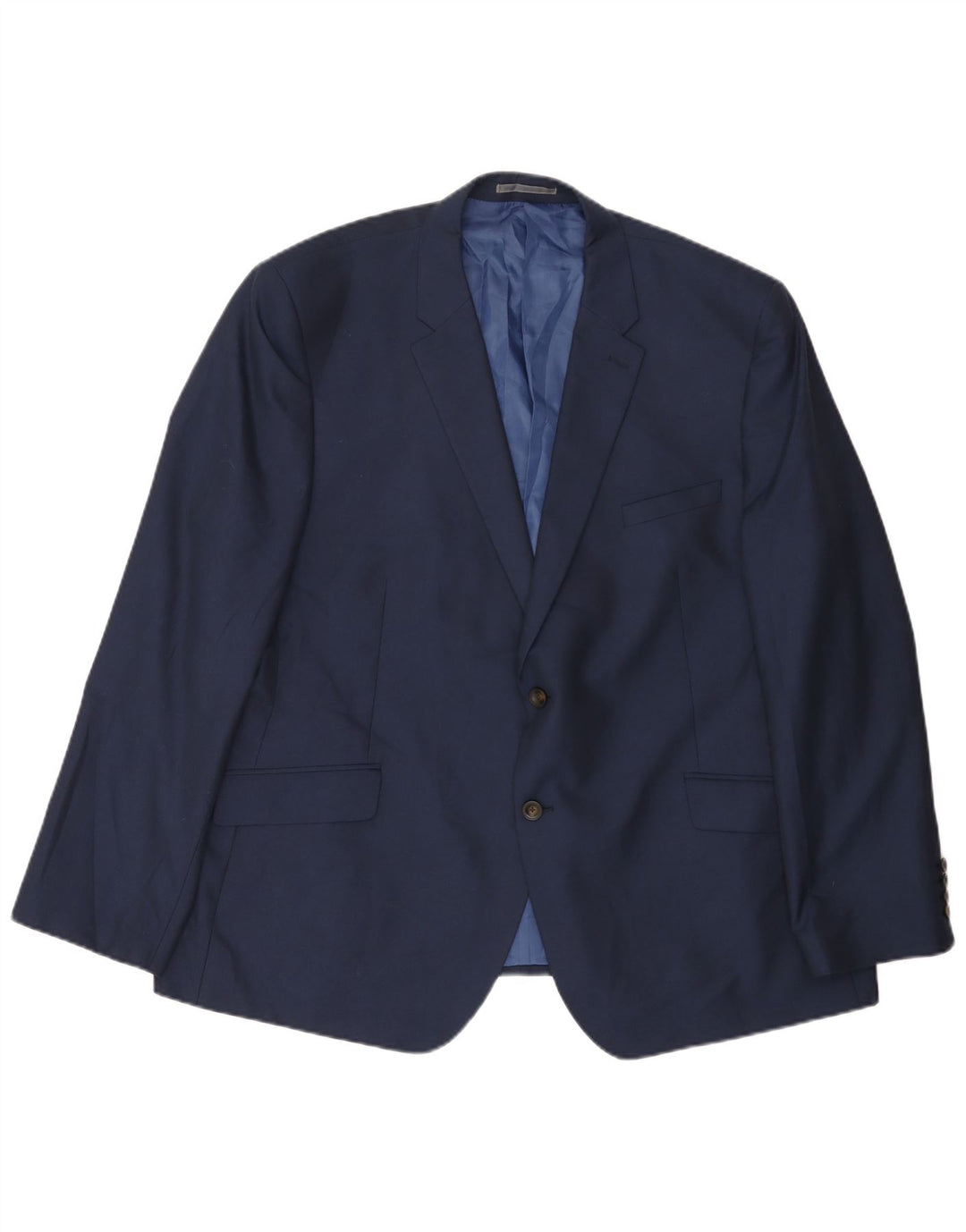 MARKS & SPENCER Herre 2-knaps blazerjakke UK 50 3XL Navyblå polyester