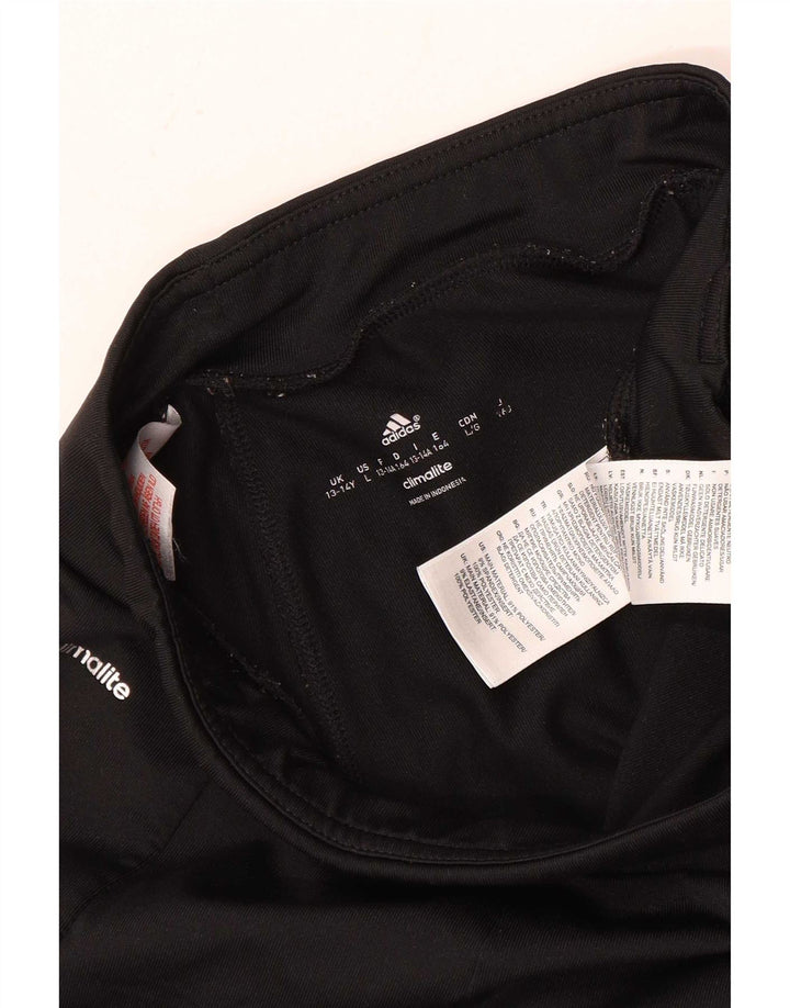 Adidas drenge Climalite Capri træningsdragt bukser 13-14 år sort polyester